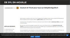 Desktop Screenshot of desylenaiguille.fr
